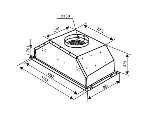 Кухонная вытяжка Zigmund Shtain K 011.5 W