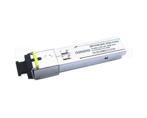 Трансивер OSNOVO SFP-S1SC18-F-1550-1310-I