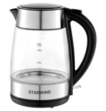 Чайник электрический StarWind SKG3026 Black/Silver