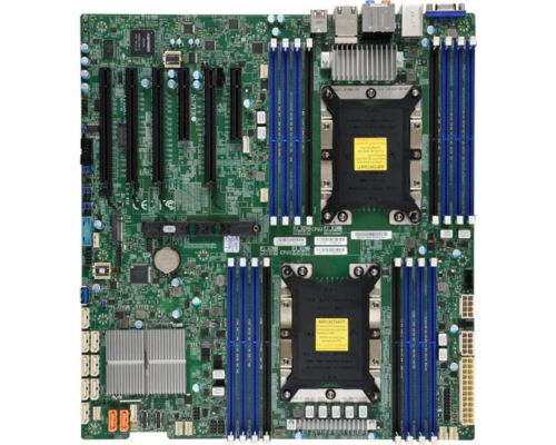 Материнская плата Supermicro Motherboard 2xCPU X11DAi-N 2nd Gen Xeon Scalable 205W/16xDIMM/10xSATA3/C621 RAID0/1/5/10/2xGbE/4xPCIex16,2xPCIex8/M.2/12;x13;(Bulk) (MBD-X11DAI-N-B)