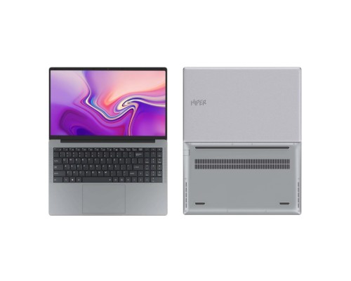 Ноутбук Hiper DZEN MTL1569 Core i5 1135G7 8Gb SSD256Gb Intel Iris Xe graphics 15.6; IPS FHD (1920x1080) Windows 10 silver BT Cam