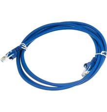 Патч-корд Lanmaster UTP LAN-PC45/U5E-2.0-BL вилка RJ-45-вилка RJ-45 кат.5е 2м синий LSZH (уп.:1шт)