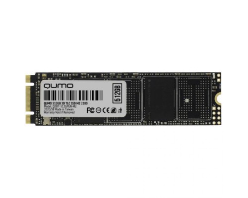 Внутренний жесткий диск Qumo Novation Q3DT Q3DT-512GAEN-M2 (SSD (твердотельные), 512 ГБ, M.2, NVMe)