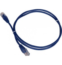 Патч-корд Lanmaster TWT-45-45-0.5-BL UTP вилка RJ-45-вилка RJ-45 кат.5е 0.5м синий ПВХ (уп.:1шт)