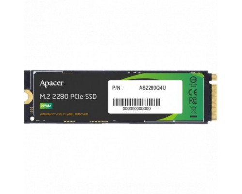 Внутренний жесткий диск Apacer AS2280Q4U AP512GAS2280Q4U-1 (SSD (твердотельные), 512 ГБ, M.2, PCIe)