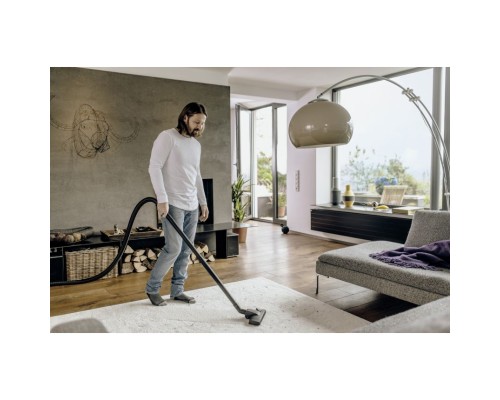 Строительный пылесос Karcher WD 2 Plus V-12/6/18/C 1000Вт (уборка: сухая/влажная) желтый