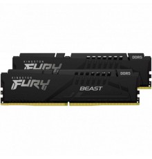 ОЗУ Kingston Fury Beast Black KF556C36BBEK2-32 (DIMM, DDR5, 32 Гб (2 х 16 Гб), 5600 МГц)