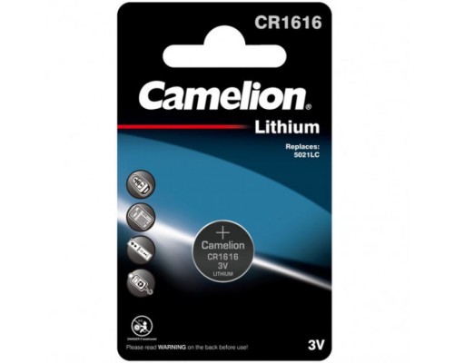 Батарейка CAMELION CR1616-BP1 lithium 3V 1pc pack