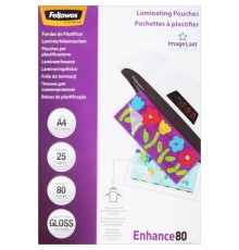 Пленка для ламинирования Fellowes 80мкм A4 (25шт) глянцевая 216x303мм CRC-53962 (FS-53962)