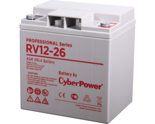 Аккумуляторная батарея PS CyberPower RV 12-26 / 12 В 26 Ач CyberPower Professional Series RV 12-26