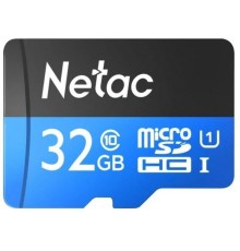 Флеш карта microSDHC 32Gb Class10 Netac NT02P500STN-032G-S P500 w/o adapter