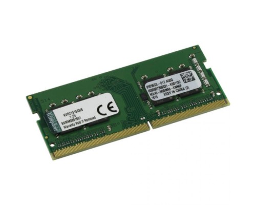 ОЗУ Kingston DDR4 8GB (PC4-17000) 2133MHz KVR21S15S8/8 (SO-DIMM, DDR4, 8 Гб, 2133 МГц)