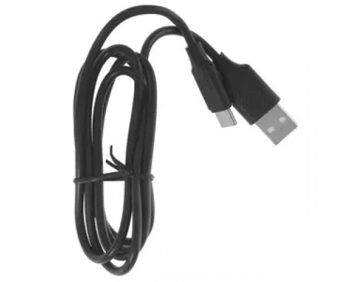 Адаптер питания Cablexpert MP3A-PC-37 USB 2 порта, 2.4A, черный + кабель 1м Type-C