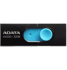 Флеш Диск A-Data 32Gb UV220 AUV220-32G-RBKBL USB2.0 черный/синий