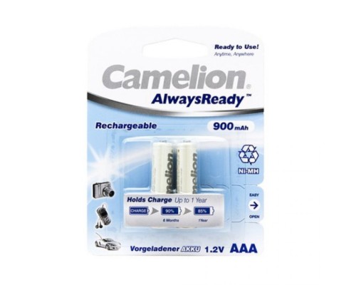 Батарейка CAMELION AlwaysReady Rechargeable NH-AAA900ARBP2