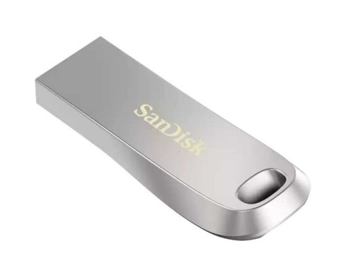 Флеш Диск Sandisk 128Gb Ultra Luxe SDCZ74-128G-G46 USB3.0 серебристый