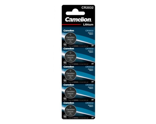 Батарея Camelion Lithium CR2032 BL-5 CR2032 210mAh (5шт) блистер