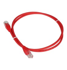 Патч-корд Lanmaster TWT-45-45-1.0-RD UTP вилка RJ-45-вилка RJ-45 кат.5е 1м красный ПВХ (уп.:1шт)