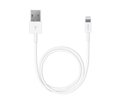 Кабель Deppa USB-8-pin для Apple, 3м, белый, Deppa