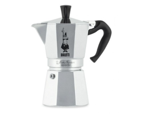 Кофеварка Bialetti Moka Express 0.12л алюминий серебристый (1162)