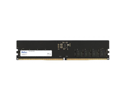 Оперативная память Netac Basic 8GB DDR5-4800 (PC5-38400) C40 40-40-40-77 1.1V Memory module (NTBSD5P48SP-08)