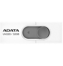 Флеш Диск A-Data 32Gb UV220 AUV220-32G-RWHGY USB2.0 белый/серый