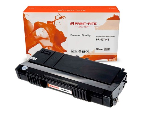 Картридж лазерный Print-Rite TFR802BPU1J PR-407442 407442 черный (2000стр.) для Ricoh Aficio SP 111/SP 111SF