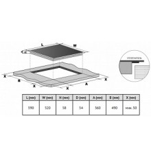 KORTING индукц варочная поверхность HI 64540 B
