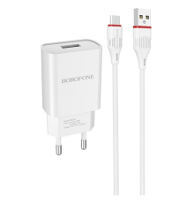 Блок зарядки с Usb портом Borofon Borofon Borofon BA20A White