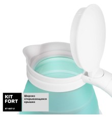 Чайник электрический Kitfort KT-667-2 White/Green