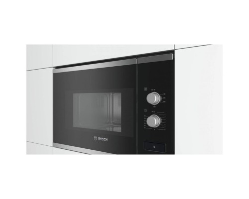 Встраиваемая микроволновая печь Bosch Serie 4 BFL520MS0 Black/Silver