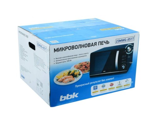 Микроволновая печь соло BBK 23MWG-851T/B black