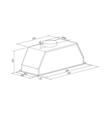 Вытяжка встраиваемая Graude LB 52.0 EL Silver