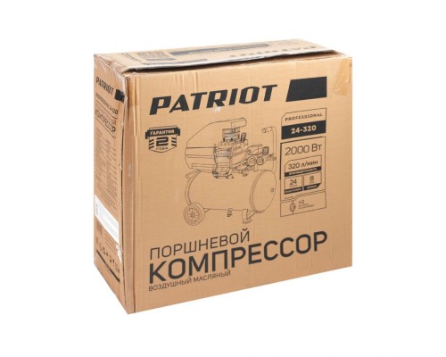 Компрессор Patriot поршневой масляный Professional 24-320