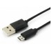 Кабель спиральный Cablexpert USB 2.0 Pro, AM/microBM 5P, 1.8м