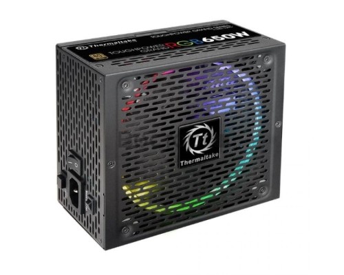 Блок питания ATX Thermaltake Toughpower Grand RGB 650W Gold (RGB Sync Edition) PS-TPG-0650FPCGEU-S 650W v2.4, EPS v2.92/A-PFC/вентилятор 140мм RGB/EU/