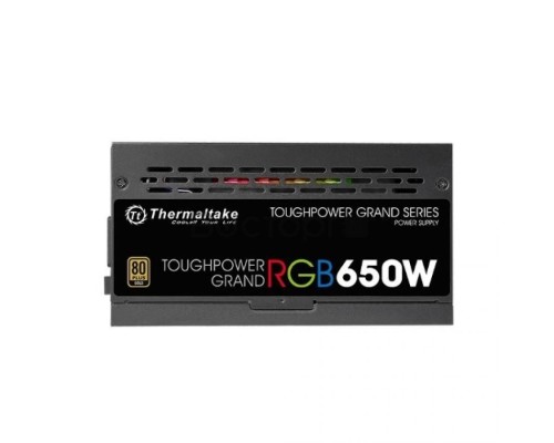 Блок питания ATX Thermaltake Toughpower Grand RGB 650W Gold (RGB Sync Edition) PS-TPG-0650FPCGEU-S 650W v2.4, EPS v2.92/A-PFC/вентилятор 140мм RGB/EU/