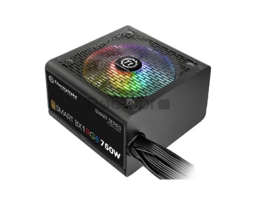 Блок питания ATX Thermaltake Smart BX1 RGB 750W (230V) PS-SPR-0750NHSABE-1 750W v 2.4, A.PFC, EPS v.2.92 , 80+ Bronze, вентилятор 120мм, non-modular