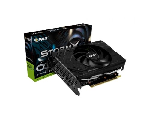 Видеокарта Palit RTX4060TI STORMX NVIDIA GeForce RTX 4060TI 8192Mb PCI-E 4.0 128 GDDR6 2535/9000 HDMIx1 DPx3 HDCP Ret