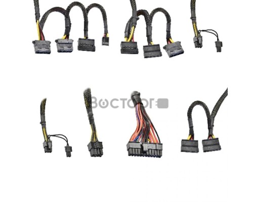 Блок питания 800W ExeGate 80 PLUS® 800PPH-LT (ATX, APFC, SC, КПД 82% (80 PLUS), 12cm fan, 24pin, (4+4)pin, PCIe, 5xSATA, 3xIDE, кабель 220V с защитой от выдергивания, black, Color Box)