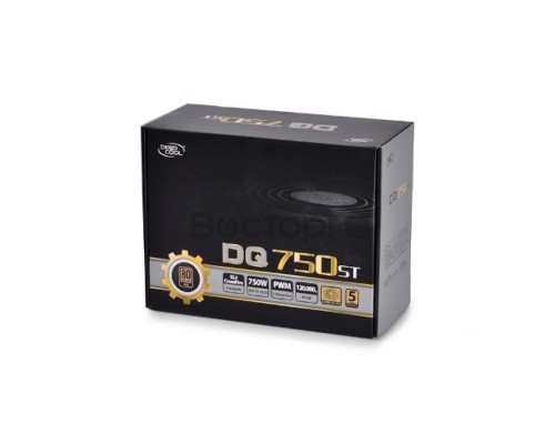 Блок питания ATX Deepcool DQ750ST 750W (140mm FAN, A.PFC, 6xSATA, 80+ Gold) Ret