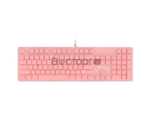 Клавиатура A4Tech Bloody B800 Dual Color механическая розовый/белый USB for gamer LED