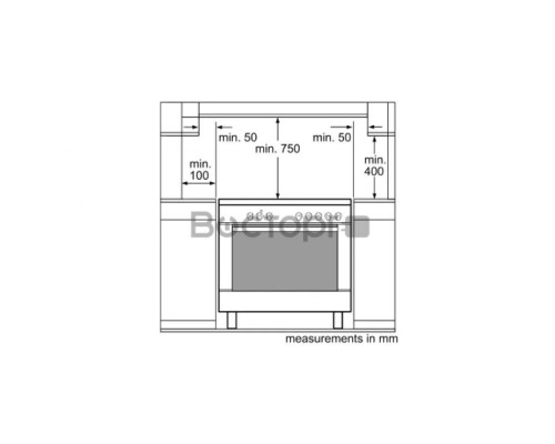 Отдельностоящая плита BOSCH HSB738357M Series 8