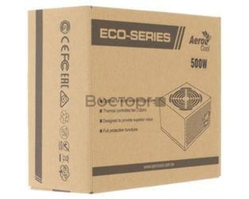 Блок питания Aerocool 500W Retail ECO-500W (500 Вт)