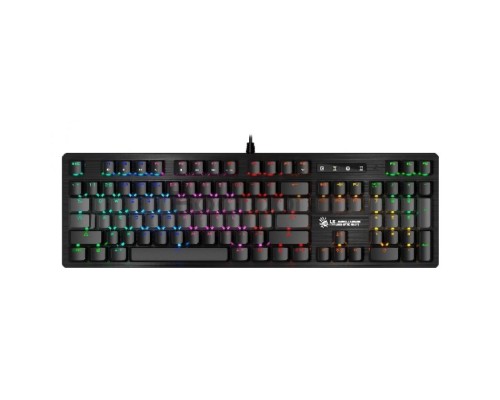 Клавиатура A4Tech Bloody B820R Dual Color механическая черный/серый USB for gamer LED