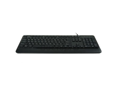 Комплект клавиатура+мышь/ Keyboard/mouse set MK120, USB wired, 104 кл, 1000DPI, 1.8m, black, Foxline