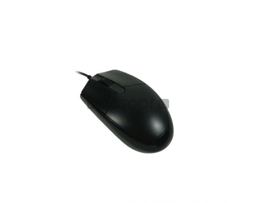 Мышь/ Optical mouse M120, USB wired, 3button, 1000DPI, 1.8m, black, Foxline