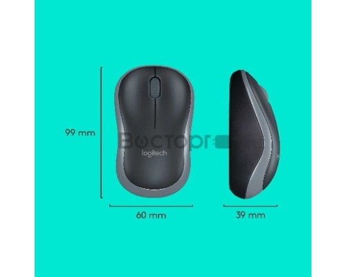 Клавиатура беспроводная Logitech K270 приемник Unifying, 2 батарейки AAA, RTL