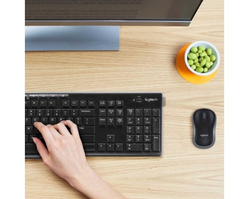 Клавиатура беспроводная Logitech K270 приемник Unifying, 2 батарейки AAA, RTL