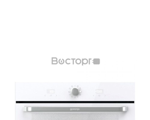 Электрическая духовка Gorenje BOS67371SYW 60 см, 77 л, Коллекция: Simplicity, Очистка паром AquaClean, 12 режимов, белый цвет